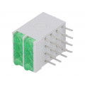 DBI04322; LED; in housing; green; 1.8mm; No.of diodes: 8; 10mA; 38°; 2.1V; SIGNAL-CONSTRUCT