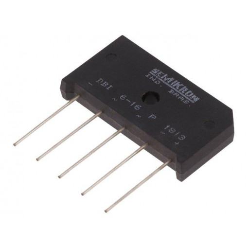 DBI 6-16 P; Three-phase bridge rectifier; Urmax: 1.6kV; If: 9A; Ifsm: 150A; SEMIKRON