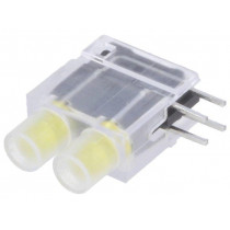 DBKD211; LED; in housing; yellow; 3.9mm; No.of diodes: 2; 20mA; 40°; 2.1V; SIGNAL-CONSTRUCT DBKD211; LED; in housing; yellow; 3.9mm; No.of diodes: 2; 20mA; 40°; 2.1V; SIGNAL-CONSTRUCT