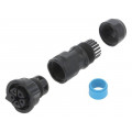 DC-05BFFB-QL8LPP; Connector: circular; female; plug; screw terminal; PIN: 5; IP68; AMPHENOL DC-05BFFB-QL8LPP; Connector: circular; female; plug; screw terminal; PIN: 5; IP68; AMPHENOL