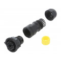 DC-05BFFB-QL8MPP; Connector: circular; female; plug; screw terminal; PIN: 5; IP68; AMPHENOL DC-05BFFB-QL8MPP; Connector: circular; female; plug; screw terminal; PIN: 5; IP68; AMPHENOL