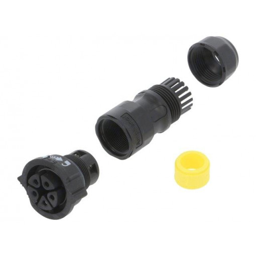 DC-05BFFB-QL8MPP; Connector: circular; female; plug; screw terminal; PIN: 5; IP68; AMPHENOL DC-05BFFB-QL8MPP; Connector: circular; female; plug; screw terminal; PIN: 5; IP68; AMPHENOL