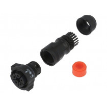 DC-05BFFB-QL8SPP; Connector: circular; female; plug; screw terminal; PIN: 5; IP68; AMPHENOL DC-05BFFB-QL8SPP; Connector: circular; female; plug; screw terminal; PIN: 5; IP68; AMPHENOL