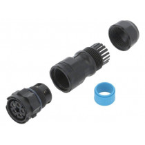DC-05BMFB-QL8LPP; Connector: circular; female; plug; screw terminal; PIN: 5; IP68; AMPHENOL DC-05BMFB-QL8LPP; Connector: circular; female; plug; screw terminal; PIN: 5; IP68; AMPHENOL