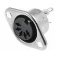 ; Socket; DIN; female; PIN: 5; Layout: 180°; straight; soldering; 