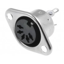 ; Socket; DIN; female; PIN: 5; Layout: 180°; straight; soldering; 