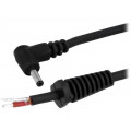 DC.CAB.0611.0150; Cable; wires,DC 1,3/3,5 plug; angled; 1mm2; black; 1.5m; -20÷70°C; BQ CABLE