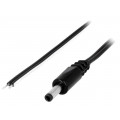 DC.CAB.1000.0150; Cable; wires,DC 4,0/1,7 plug; straight,Sony; 0.5mm2; black; 1.5m; BQ CABLE