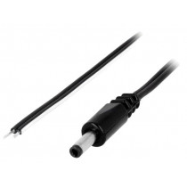 DC.CAB.1000.0150; Cable; wires,DC 4,0/1,7 plug; straight,Sony; 0.5mm2; black; 1.5m; BQ CABLE