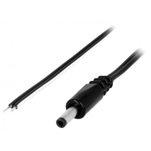 DC.CAB.1000.0150; Cable; wires,DC 4,0/1,7 plug; straight,Sony; 0.5mm2; black; 1.5m; BQ CABLE