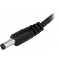 DC.CAB.1410.0150; Cable; wires,DC 4,8/1,7 plug; straight; 1mm2; black; 1.5m; BQ CABLE