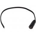 DC.CAB.2400.0300; Cable; wires,DC 5,5/2,5 socket; straight; 0.5mm2; black; 3m; BQ CABLE