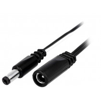 DC.EXT.0200.0500; Cable; DC 5,5/2,1 plug,DC 5,5/2,1 socket; straight; 0.5mm2; 5m; BQ CABLE