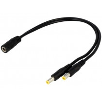 DC.SPL.0200.0020; Cable; DC 5,5/2,1 socket,DC 5,5/2,1 plug x2; straight; 0.5mm2; BQ CABLE DC.SPL.0200.0020; Cable; DC 5,5/2,1 socket,DC 5,5/2,1 plug x2; straight; 0.5mm2; BQ CABLE