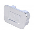 2105-0105-01; Metalized protection; PIN: 9; D-Sub 9pin,D-Sub HD 15pin; male; ENCITECH