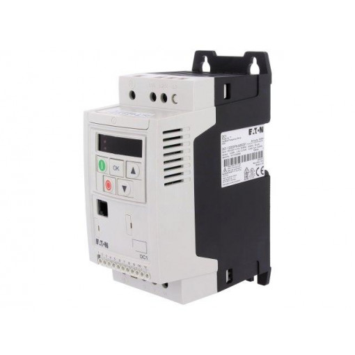 DC1-122D3FN-A20CE1; Inverter; Max motor power: 0.37kW; Usup: 200÷240VAC; 0÷500Hz; IN: 4; EATON ELECTRIC DC1-122D3FN-A20CE1; Inverter; Max motor power: 0.37kW; Usup: 200÷240VAC; 0÷500Hz; IN: 4; EATON ELECTRIC