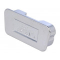 2105-0105-02; Metalized protection; PIN: 15; D-Sub 15pin,D-Sub HD 26pin; male; ENCITECH