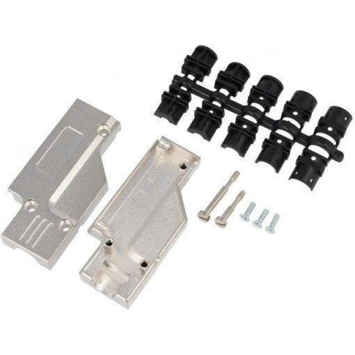 DCMR25-FK-K; Enclosure: for D-Sub connectors; D-Sub 25pin,D-Sub HD 44pin; ENCITECH