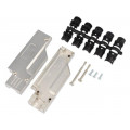 DCMR37-FK-K; Enclosure: for D-Sub connectors; D-Sub 37pin,D-Sub HD 62pin; ENCITECH DCMR37-FK-K; Enclosure: for D-Sub connectors; D-Sub 37pin,D-Sub HD 62pin; ENCITECH