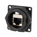 DCP-RJ6ST-F; Coupler; RJ45; DC; PIN: 8; Cat: 6; shielded; Layout: 8p8c; IP67,IP68; SWITCHCRAFT