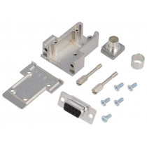 DCRP09-DBS-CF65-CS80-K; D-Sub; PIN: 9; plug; female; soldering; for cable; black; ENCITECH