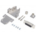 DCRP15-DMS-CF65-CS80-K; D-Sub; PIN: 15; plug; female; soldering; for cable; black; ENCITECH DCRP15-DMS-CF65-CS80-K; D-Sub; PIN: 15; plug; female; soldering; for cable; black; ENCITECH