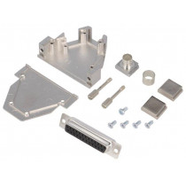 DCRP25-DBS-CF65-CS80-K; D-Sub; PIN: 25; plug; female; soldering; for cable; black; ENCITECH