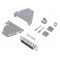 DCRP25-DMS-CF65-CS80-K; D-Sub; PIN: 25; plug; female; soldering; for cable; black; ENCITECH DCRP25-DMS-CF65-CS80-K; D-Sub; PIN: 25; plug; female; soldering; for cable; black; ENCITECH