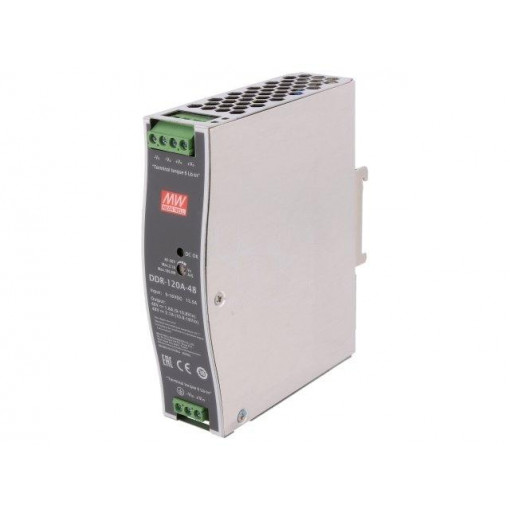 DDR-120A-48; Power supply: DC/DC; 100.8W; 48VDC; 2.1A; 9÷18VDC; Mounting: DIN; MEAN WELL