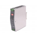 DDR-120B-24; Power supply: DC/DC; 120W; 24VDC; 5A; 16.8÷33.6VDC; Mounting: DIN; MEAN WELL