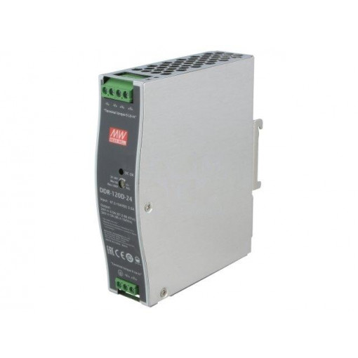 DDR-120D-24; Power supply: DC/DC; 120W; 24VDC; 5A; 67.2÷154VDC; Mounting: DIN; MEAN WELL