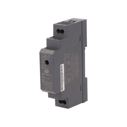 DDR-15G-3.3; Power supply: DC/DC; 11.6W; 3.3VDC; 3.5A; 9÷36VDC; Mounting: DIN; MEAN WELL
