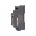 DDR-15L-3.3; Power supply: DC/DC; 15W; 3.3VDC; 4.5A; 18÷75VDC; Mounting: DIN; MEAN WELL