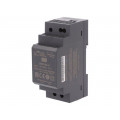 DDR-30L-5; Power supply: DC/DC; 30W; 5VDC; 6A; 18÷75VDC; Mounting: DIN; 120g; MEAN WELL