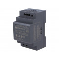 DDR-60G-12; Power supply: DC/DC; 60W; 12VDC; 5A; 9÷36VDC; Mounting: DIN; 216g; MEAN WELL