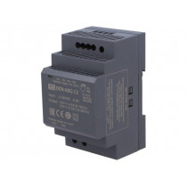 DDR-60G-12; Power supply: DC/DC; 60W; 12VDC; 5A; 9÷36VDC; Mounting: DIN; 216g; MEAN WELL