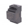 DDR-60G-24; Power supply: DC/DC; 60W; 24VDC; 2.5A; 9÷36VDC; Mounting: DIN; 216g; MEAN WELL