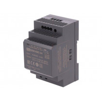 DDR-60G-24; Power supply: DC/DC; 60W; 24VDC; 2.5A; 9÷36VDC; Mounting: DIN; 216g; MEAN WELL