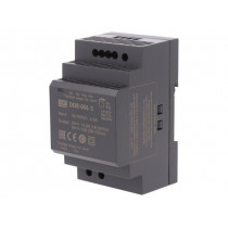 DDR-60L-5; Power supply: DC/DC; 60W; 5VDC; 12A; 18÷75VDC; Mounting: DIN; 216g; MEAN WELL