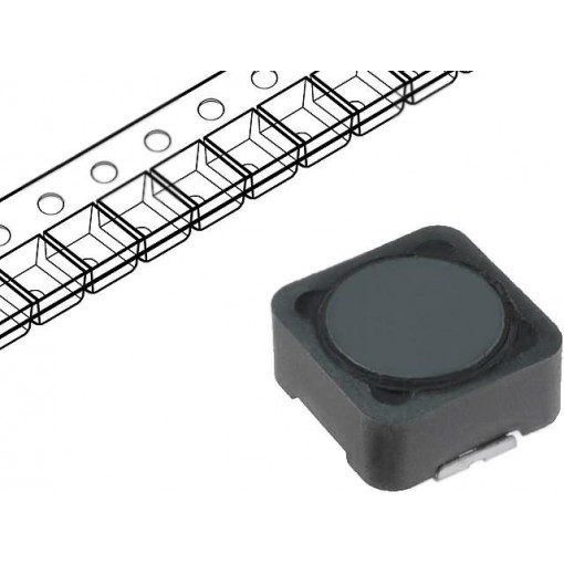 DE1205-330; Inductor: wire; SMD; 330uH; 680mA; 510mΩ; 12x12x6mm; ±20%; -40÷85°C; FERROCORE