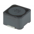 DE1207-27; Inductor: wire; SMD; 27uH; 4.2A; 41mΩ; 12x12x8mm; ±20%; -40÷85°C; FERROCORE DE1207-27; Inductor: wire; SMD; 27uH; 4.2A; 41mΩ; 12x12x8mm; ±20%; -40÷85°C; FERROCORE