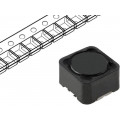 DE1207-82; Inductor: wire; SMD; 82uH; 2.4A; 119mΩ; 12x12x8mm; ±20%; -40÷85°C; FERROCORE DE1207-82; Inductor: wire; SMD; 82uH; 2.4A; 119mΩ; 12x12x8mm; ±20%; -40÷85°C; FERROCORE