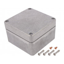 486-121208-68; Enclosure: multipurpose; X: 125mm; Y: 125mm; Z: 80mm; aluminium; IP68; DELTRON ENCLOSURES