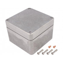 486-121209-68; Enclosure: multipurpose; X: 125mm; Y: 125mm; Z: 90mm; aluminium; IP68; DELTRON ENCLOSURES