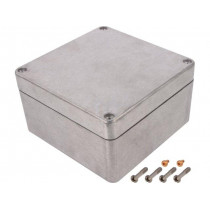 486-161609-68; Enclosure: multipurpose; X: 160mm; Y: 160mm; Z: 90mm; aluminium; IP68; DELTRON ENCLOSURES