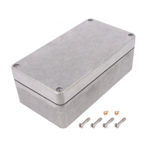 486-221208-68; Enclosure: multipurpose; X: 120mm; Y: 220mm; Z: 80mm; aluminium; IP68; DELTRON ENCLOSURES