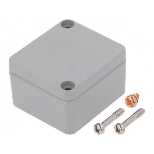 490-040503A-68; Enclosure: multipurpose; X: 45mm; Y: 50mm; Z: 30mm; aluminium; grey; DELTRON ENCLOSURES