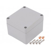 490-070805A-68; Enclosure: multipurpose; X: 75mm; Y: 80mm; Z: 57mm; aluminium; grey; DELTRON ENCLOSURES