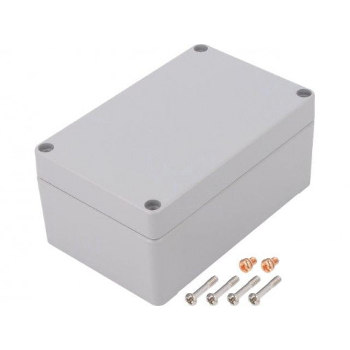 490-120805A-68; Enclosure: multipurpose; X: 80mm; Y: 125mm; Z: 57mm; aluminium; grey; DELTRON ENCLOSURES
