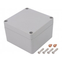 490-121208A-68; Enclosure: multipurpose; X: 120mm; Y: 122mm; Z: 81mm; aluminium; grey; DELTRON ENCLOSURES